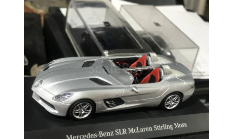 Коллекционная модель. MINICHAMPS-  MERCEDES- BENZ SLR McLaren Stirling Moss 2008, масштабная модель, 1:43, 1/43