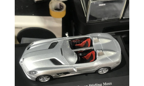 Коллекционная модель. MINICHAMPS-  MERCEDES- BENZ SLR McLaren Stirling Moss 2008, масштабная модель, 1:43, 1/43
