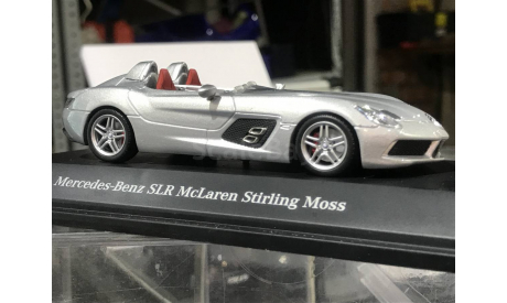 Коллекционная модель. MINICHAMPS-  MERCEDES- BENZ SLR McLaren Stirling Moss 2008, масштабная модель, 1:43, 1/43