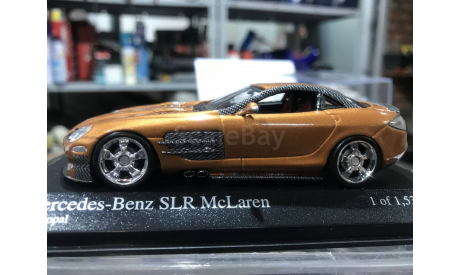 Коллекционная модель. MINICHAMPS-  MERCEDES- BENZ SLR McLaren Feueropal 1/1536 pcs, масштабная модель, 1:43, 1/43