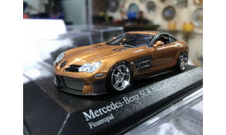 Коллекционная модель. MINICHAMPS-  MERCEDES- BENZ SLR McLaren Feueropal 1/1536 pcs, масштабная модель, 1:43, 1/43