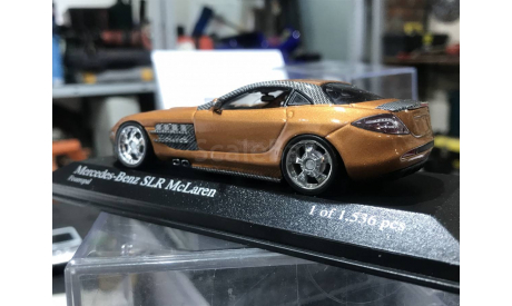 Коллекционная модель. MINICHAMPS-  MERCEDES- BENZ SLR McLaren Feueropal 1/1536 pcs, масштабная модель, 1:43, 1/43