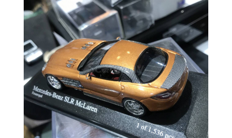 Коллекционная модель. MINICHAMPS-  MERCEDES- BENZ SLR McLaren Feueropal 1/1536 pcs, масштабная модель, 1:43, 1/43