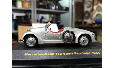 Коллекционная модель. Mercedes Benz 150 Sport Roadster 1935 IXO Museum  Мерседес Бенц, масштабная модель, IXO Museum (серия MUS), scale43, Mercedes-Benz
