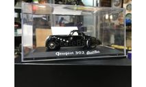 Коллекционная модель. Пежо Peugeot 302 Darl’Mat coupe black, масштабная модель, Norev, 1:43, 1/43