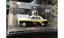 Коллекционная модель 1:43 Пежо, Peugeot 403 «SEB» - white/black/yellow, масштабная модель, Altaya, 1/43