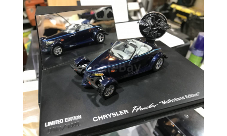 Коллекционная модель 1:43 CHRYSLER PROWLER MULHOLLAND EDITION BLUE LTD ED, масштабная модель, Eagle,Universal hobbies, 1/43