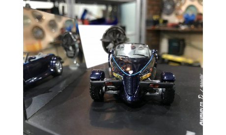 Коллекционная модель 1:43 CHRYSLER PROWLER MULHOLLAND EDITION BLUE LTD ED, масштабная модель, Eagle,Universal hobbies, 1/43