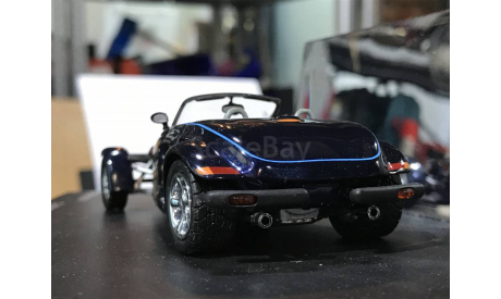 Коллекционная модель 1:43 CHRYSLER PROWLER MULHOLLAND EDITION BLUE LTD ED, масштабная модель, Eagle,Universal hobbies, 1/43