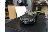 Коллекционная модель 1:43 BMW 6 SERIES 6ER (E64) CABRIOLET STRATUS GREY, масштабная модель, KYOSHO, scale43