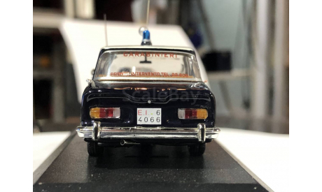 Масштабная модель. ALFA ROMEO Giulia 1600 Carabinieri (1970), dark blue, масштабная модель, Minichamps, 1:43, 1/43