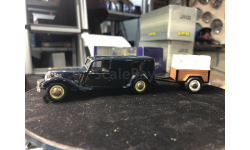 Коллекционная модель. Citroen Traction 11 camionnette + remorque bachee 1:43