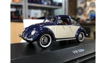 Коллекционная модель VW Brezelkäfer blue/beige., масштабная модель, Volkswagen, Schuco, 1:43, 1/43