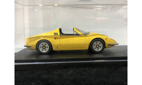 Коллекционная модель. Ferrari Dino 246 G.T.S. ’72 (yellow), масштабная модель, MR Cоllection models, scale43