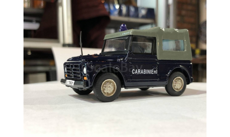 Коллекционная модель. Fiat campagnola jeep carabinieri, масштабная модель, Old cars italy, scale43