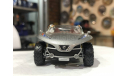 Коллекционная модель. Peugeot HOGGAR Concept Beach Buggy Silver, масштабная модель, Norev, 1:43, 1/43