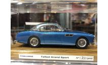 Коллекционная модель. Talbot Grand Sport  Blue, масштабная модель, Héco - Challange, 1:43, 1/43