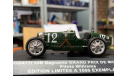 Коллекционная модель.  Бугатти Bugatti 35 B Gagnante Grand Prix De Monaco 1929 Cofradis Edition Limitee 1000 pcs, масштабная модель, IXO Road (серии MOC, CLC), scale43