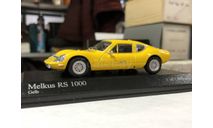 Коллекционная модель. Melkus RS 1000 1972г, Yellow Minichamps, масштабная модель, scale43
