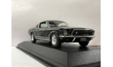 Коллекционная модель. Ford Mustang 1968 Black Minichamps, масштабная модель, 1:43, 1/43