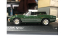 Коллекционная модель. FIAT Dino 2400 Spider 1972 Green. Minichamps, масштабная модель, 1:43, 1/43