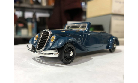 Коллекционная модель. Citroen Traction 22 CV Cabriolet (1934) Norev, масштабная модель, Citroën, 1:43, 1/43