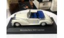 Коллекционная модель.  MERCEDES-BENZ 300S CABRIOLET 1954 MINICHAMPS, масштабная модель, 1:43, 1/43