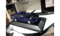 Коллекционная модель. BMW 8-Series Minichamps 1991 Blue metallic, масштабная модель, scale43