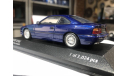 Коллекционная модель. BMW 8-Series Minichamps 1991 Blue metallic, масштабная модель, scale43