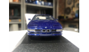 Коллекционная модель. BMW 8-Series Minichamps 1991 Blue metallic, масштабная модель, scale43