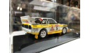 Коллекционная модель. Audi Sport Quattro S1 E2 HB Audi Sport winner Rallye Sanremo 1985, масштабная модель, Mininichamps & Spark, scale43