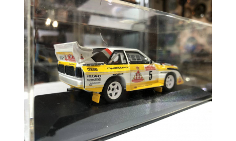 Коллекционная модель. Audi Sport Quattro S1 E2 HB Audi Sport winner Rallye Sanremo 1985, масштабная модель, Mininichamps & Spark, scale43