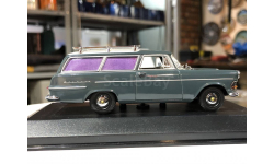 Коллекционная модель.  Opel Rekord P2 Caravan rivagrau 1960 Minichamps