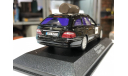 Коллекционная модель.  Mercedes-Benz E-Klasse T-Modell Minichamps черный обсидиан, масштабная модель, Ручная работа Европа + Minichamps, 1:43, 1/43