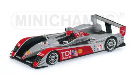 Коллекционная модель. Audi r 10 24h le mans 2006, масштабная модель, Minichamps, scale43