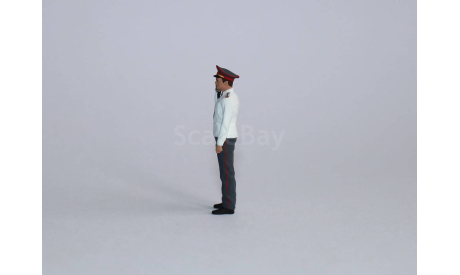 Фигурка в масштабе 1:43 Инспектор ГАИ в белой рубашке., фигурка, OPUSstudio, scale43
