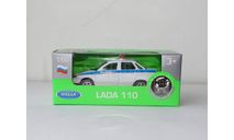 LADA 110  Милиция Welly 1:60, масштабная модель, ВАЗ, scale64