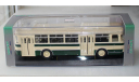 Автобус ЛиАЗ-677 бежево-зеленый Classic Bus 1:43, масштабная модель, scale43