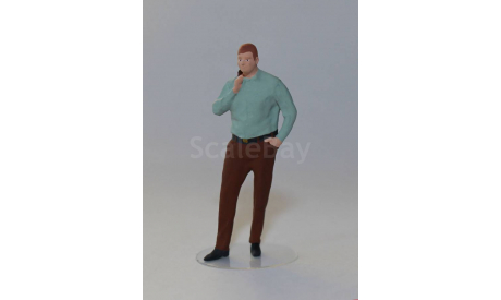 Фигурка в масштабе 1:43 Мужчина с пиджаком №1, фигурка, OPUS studio, scale43