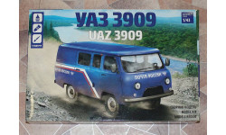 Сборная модель УАЗ-3909 Почта  1:43
