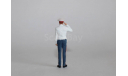 Фигурка в масштабе 1:43 Инспектор ГАИ в белой рубашке., фигурка, OPUS studio, scale43