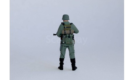 Фигурка в масштабе 1:43 Немецкий солдат., фигурка, Каморка, scale43