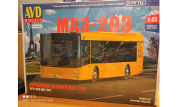Сборная модель Городской автобус маз-203