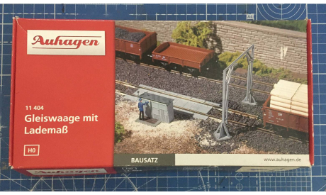 Сборная модель. Путевые весы и габаритные ворота 1/87. Auhagen 11404., железнодорожная модель, scale87