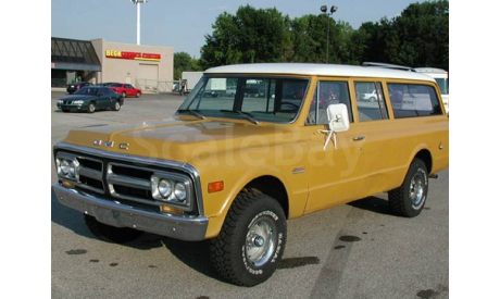 GMC Suburban 1972 масштаб 1:43, сборная модель автомобиля, Bezrodnoe 3D печать, scale43