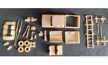Ford F-250 Crew Cab 1969 масштаб 1:43, сборная модель автомобиля, Bezrodnoe 3D печать, scale43