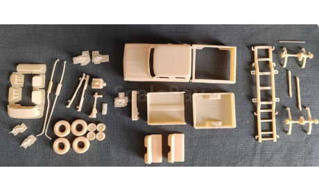 Ford F-250 Crew Cab 1969 масштаб 1:43, сборная модель автомобиля, Bezrodnoe 3D печать, scale43