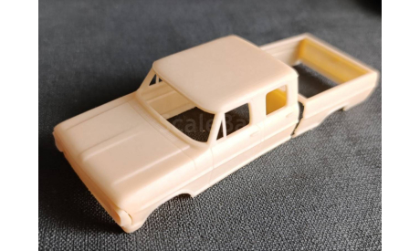 Ford F-250 Crew Cab 1969 масштаб 1:43, сборная модель автомобиля, Bezrodnoe 3D печать, scale43