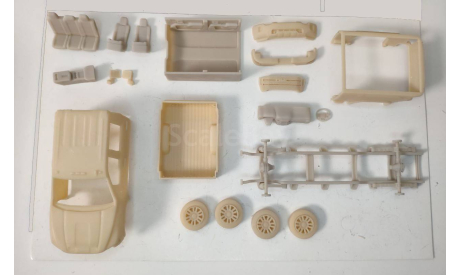 GMC Sierra 2500 2022 Масштаб 1:43, сборная модель автомобиля, Bezrodnoe 3D печать, scale43