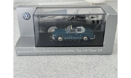 Volkswagen Karmann Ghia Cabrio/Convertible, Typ 14/Type 14, масштабная модель, scale43